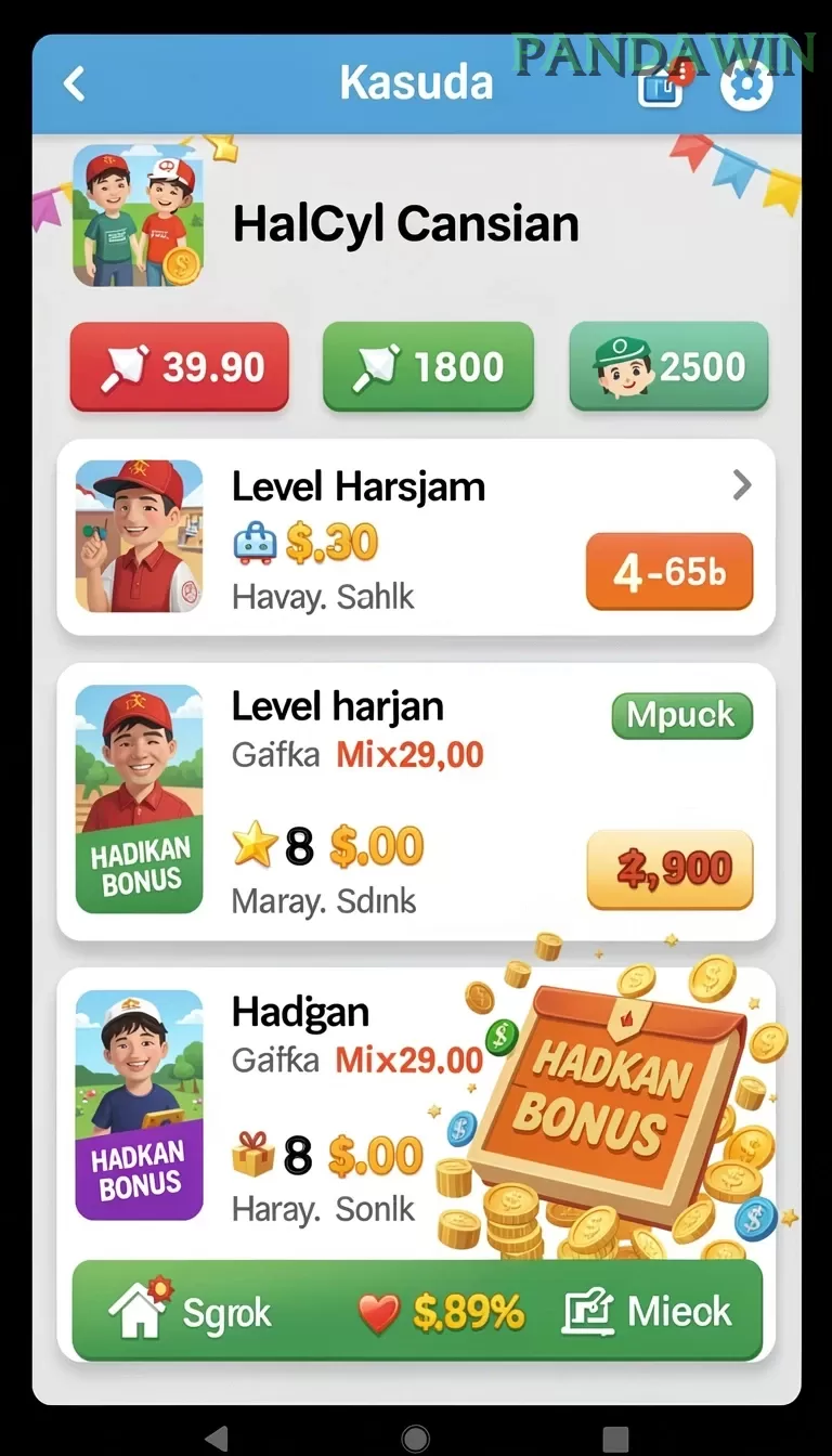 Cuplikan layar EBET777 — pengaturan akun