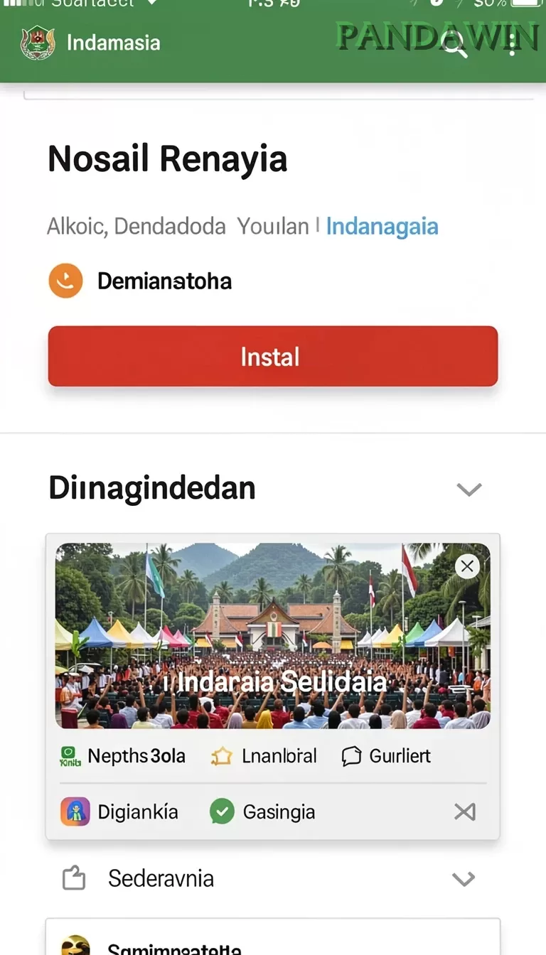 Cuplikan layar BOYABET88 — menu navigasi